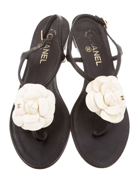 chanel sandals with straps